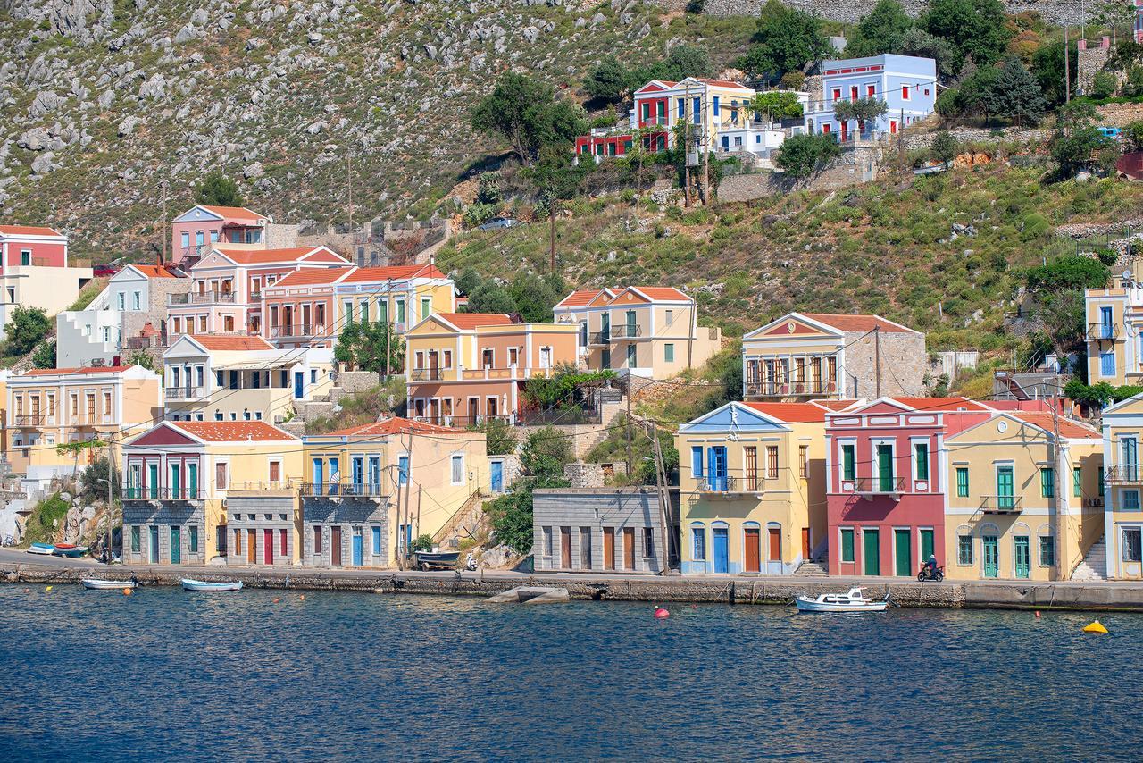 Blue Wave Egli Villa Symi Extérieur photo