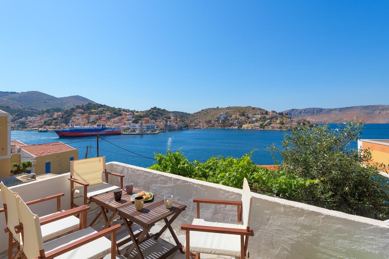 Blue Wave Egli Villa Symi Extérieur photo